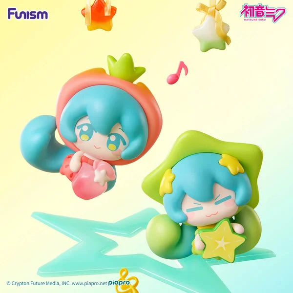 HATSUNE MIKU - Dopamine Qface Blind Box - 1 Unidade (3 Figuras)